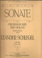 Sonate für Pianoforte und Violine opus 34