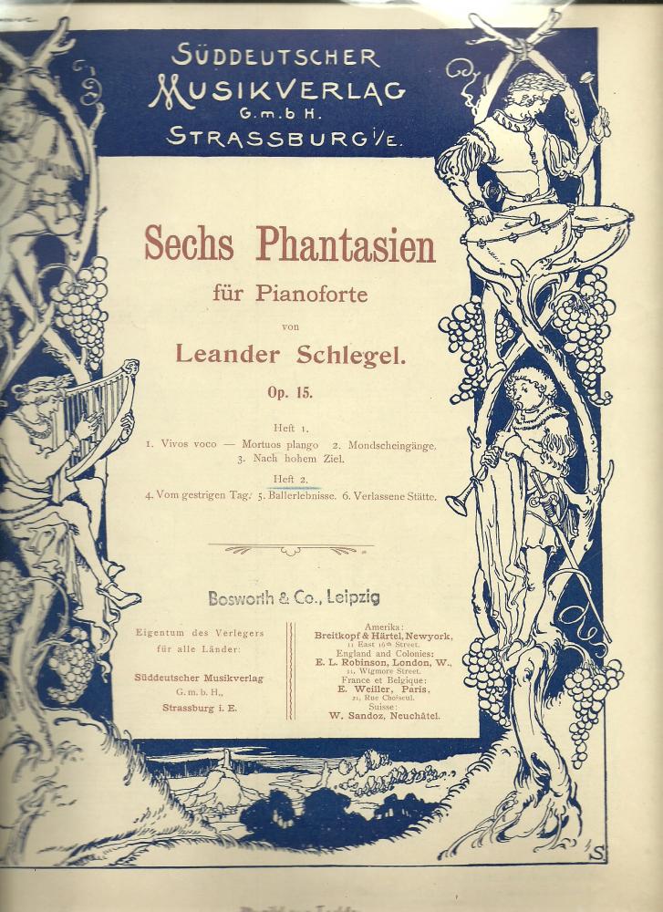 Sechs Phantasien opus 15 Heft II