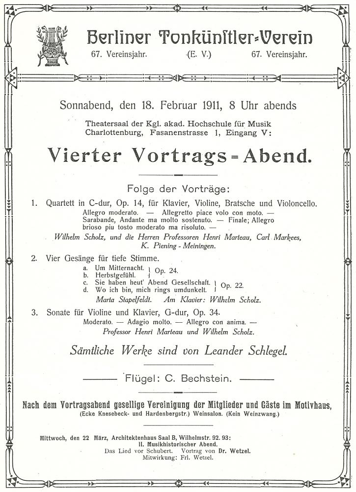 Berlijn, 18 februari 1911